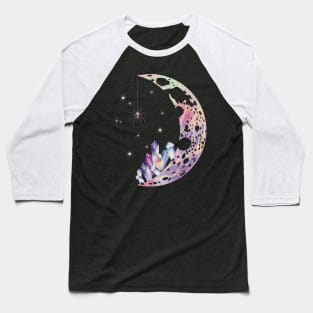 Crystal Spider Moon Baseball T-Shirt